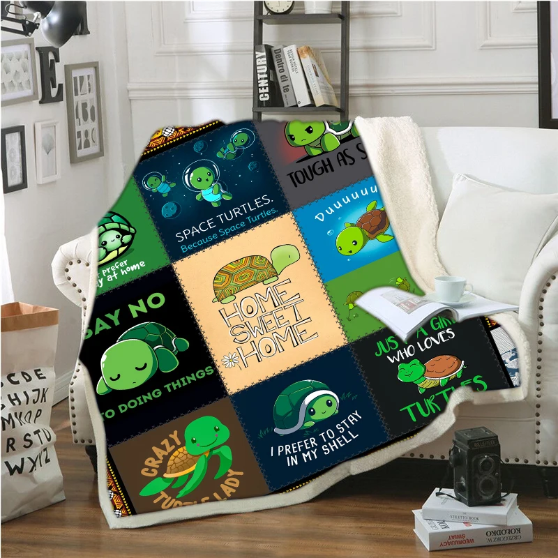 SOFTBATFY Cute Green Turtle Sofa Bedding Blankets Drop Ship
SOFTBATFY Cute Green Turtle Sofa Bedding Blankets Drop Ship