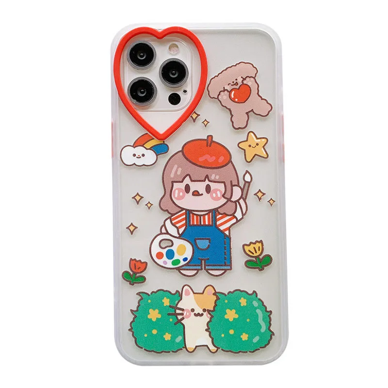 EKONEDA Cartoon Cute Girl Case For iPhone 12 11 Pro XS Max XR X 7 8 Plus Protective Phone Case Silicone Soft TPU Back Cover
EKONEDA Cartoon Cute Girl Case For iPhone 12 11 Pro XS Max XR X 7 8 Plus Protective Phone Case Silicone Soft TPU Back Cover