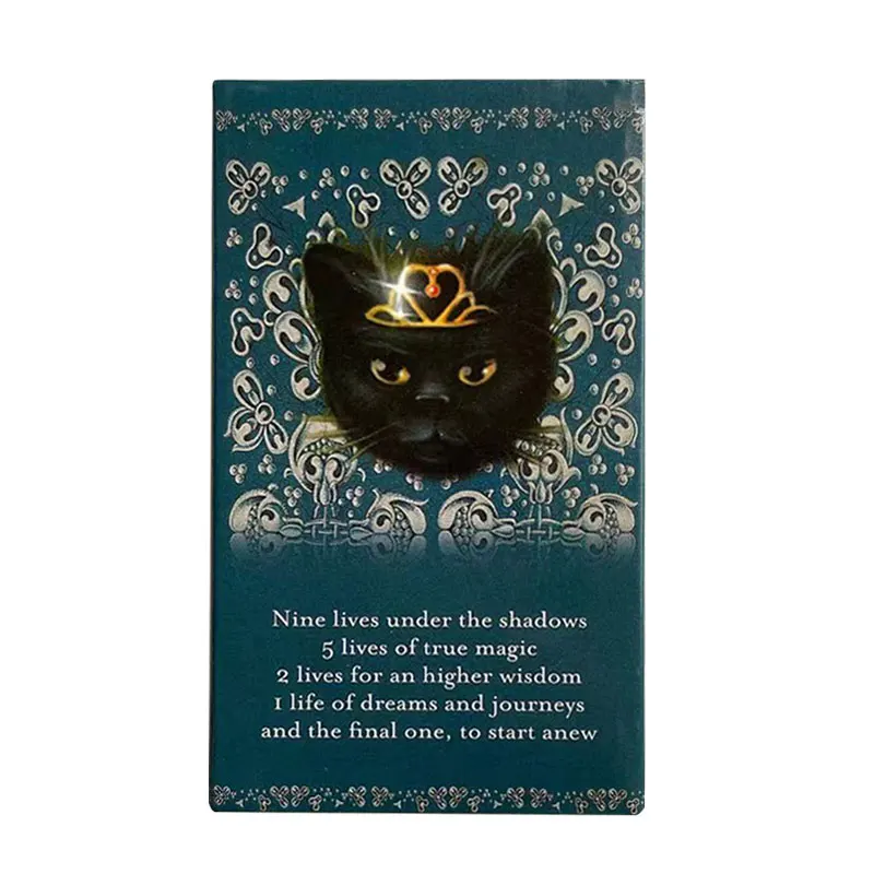 New Hot Sell Black Cats Tarot Divination Deck English Version Oracle Cards Entertainment Parties Board Game With PDF Guidebook
New Hot Sell Black Cats Tarot Divination Deck English Version Oracle Cards Entertainment Parties Board Game With PDF Guidebook
