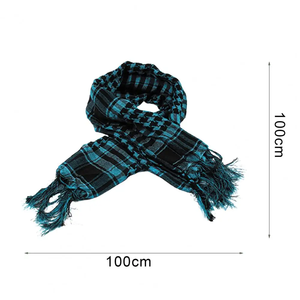 Scarf Unisex Lightweight Pashmina Plaid Pattern Cotton Keffiyeh Scarf Tassel Arab Desert Shemagh Scarf for Winter Warm Keeper
Scarf Unisex Lightweight Pashmina Plaid Pattern Cotton Keffiyeh Scarf Tassel Arab Desert Shemagh Scarf for Winter Warm Keeper