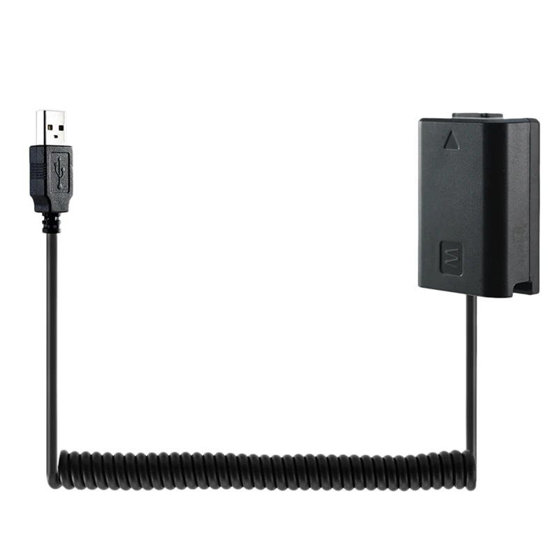 USB Charging Cable NP-FW50 Dummy Battery Spring Wire for Sony A7 A7R A7S A7M A7II A7S2 A7M2 A7R2 A6500 A6300 DC Coupler
USB Charging Cable NP-FW50 Dummy Battery Spring Wire for Sony A7 A7R A7S A7M A7II A7S2 A7M2 A7R2 A6500 A6300 DC Coupler
