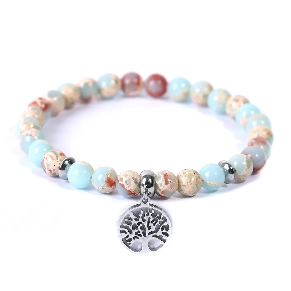 2021 New Shoushan Stone Bracelet Stainless Steel Tree Of Life Bracelet Boho Jewelry Jewelry Bijoux
2021 New Shoushan Stone Bracelet Stainless Steel Tree Of Life Bracelet Boho Jewelry Jewelry Bijoux