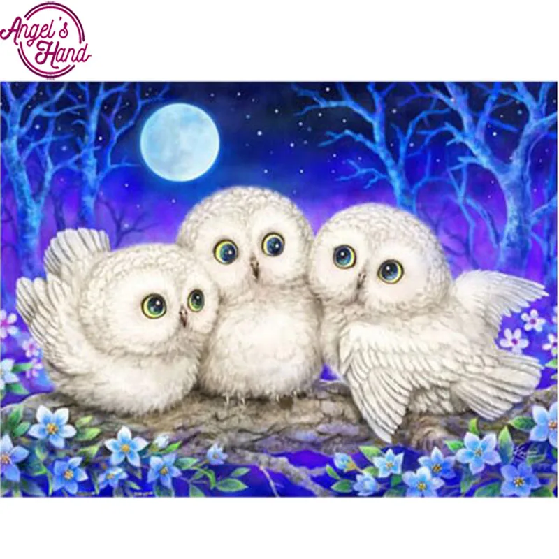 Full Square drill 5D DIY Diamond Embroidery cute owl Diamond Painting Cross Stitch Rhinestone Mosaic decoration
Full Square drill 5D DIY Diamond Embroidery cute owl Diamond Painting Cross Stitch Rhinestone Mosaic decoration
