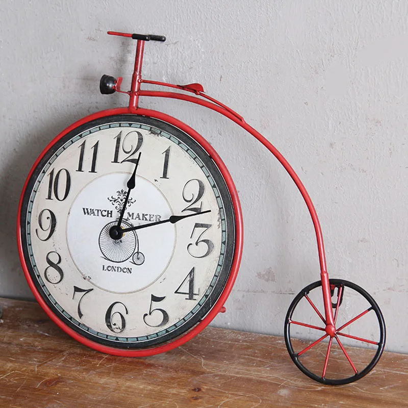 Retro Bicycle Wall Clock American Country Living Room Bedroom Personalized Decoration Wall Clocks Modern Design New Arrival
Retro Bicycle Wall Clock American Country Living Room Bedroom Personalized Decoration Wall Clocks Modern Design New Arrival