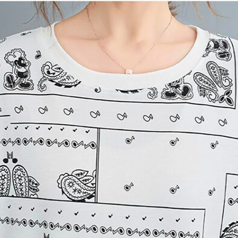 Plus Size White Cotton Print T-shirt Floral Autumn Casual Long Sleeve Tee T Shirt Women Ladies Tshirt 2020 Tops Streetwear
Plus Size White Cotton Print T-shirt Floral Autumn Casual Long Sleeve Tee T Shirt Women Ladies Tshirt 2020 Tops Streetwear