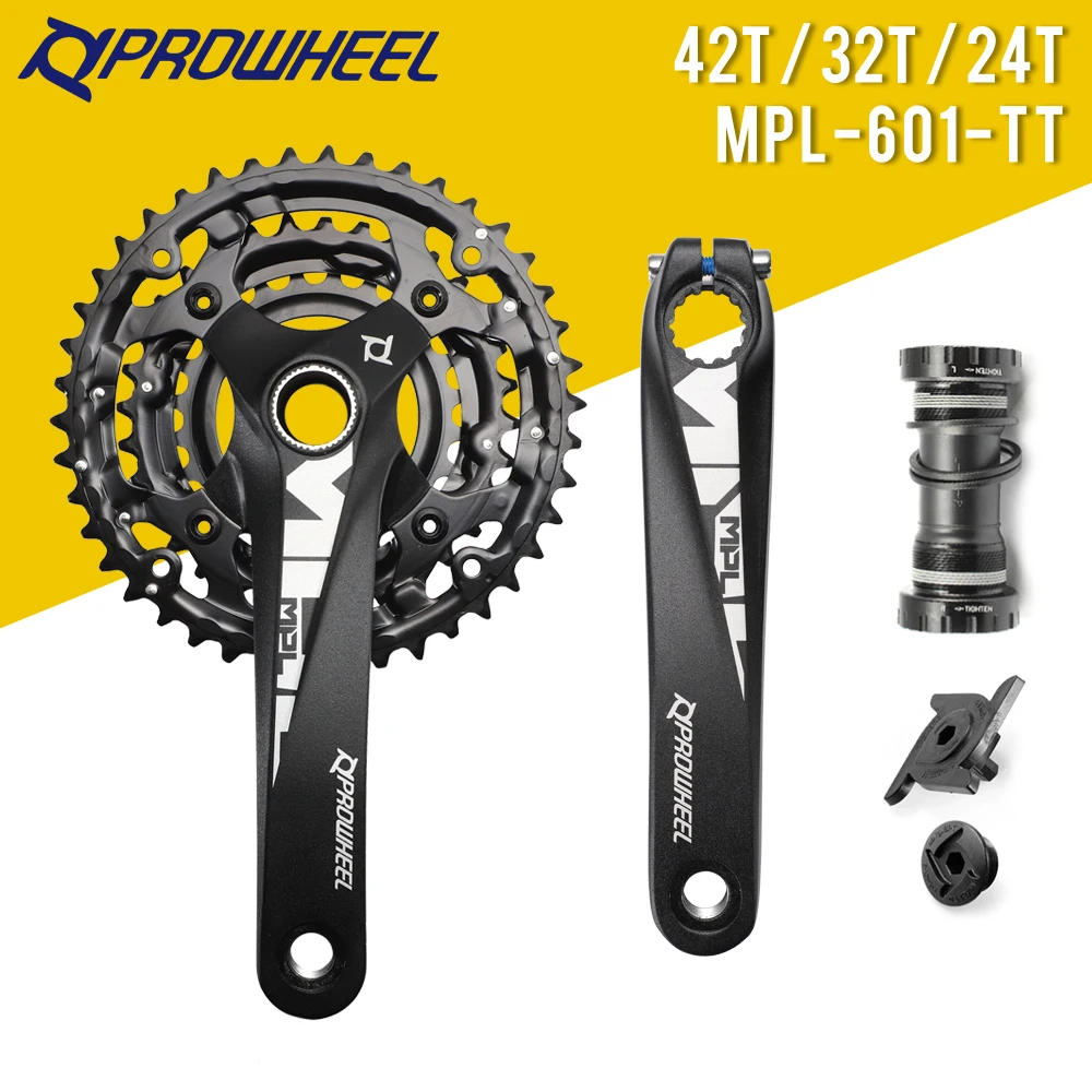 Звездочки велосипедные Prowheel MTB 104BCD 3, 42 т/32 т/24 т, поставляются с BB весом 1025,5 г/компл.
Звездочки велосипедные Prowheel MTB 104BCD 3, 42 т/32 т/24 т, поставляются с BB весом 1025,5 г/компл.