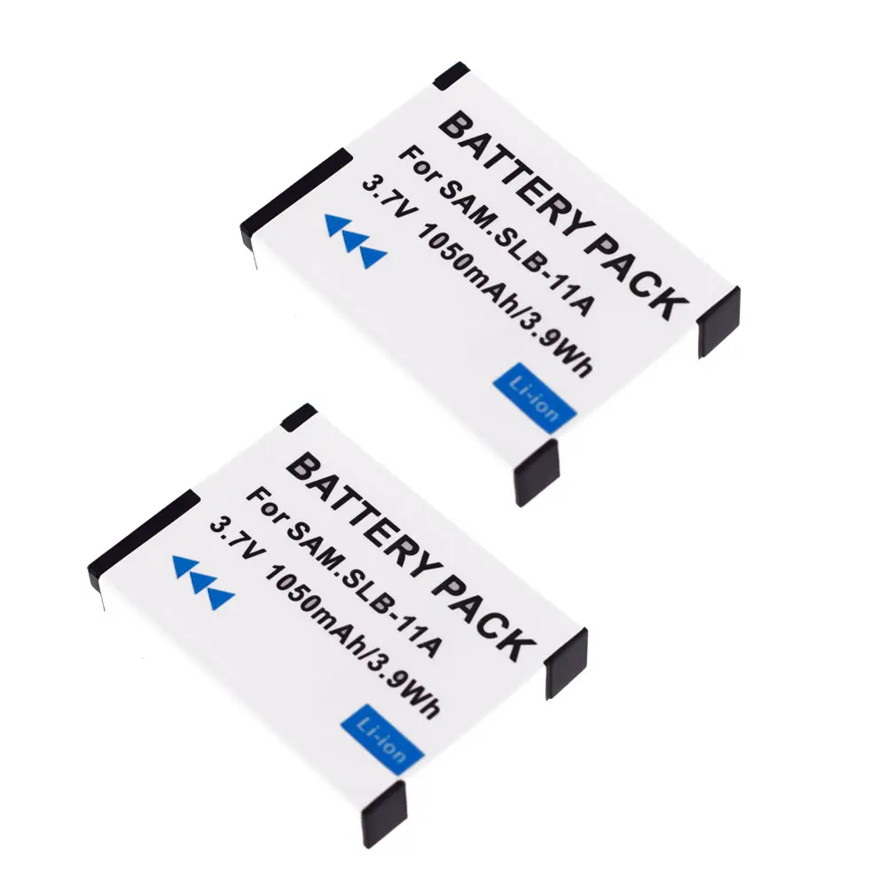 Аккумулятор 2x для SAMSUNG SLB-11A TL240 ST5500 ST5000 CL80 SLB-11EP WB1000 WB2000 | Электроника
