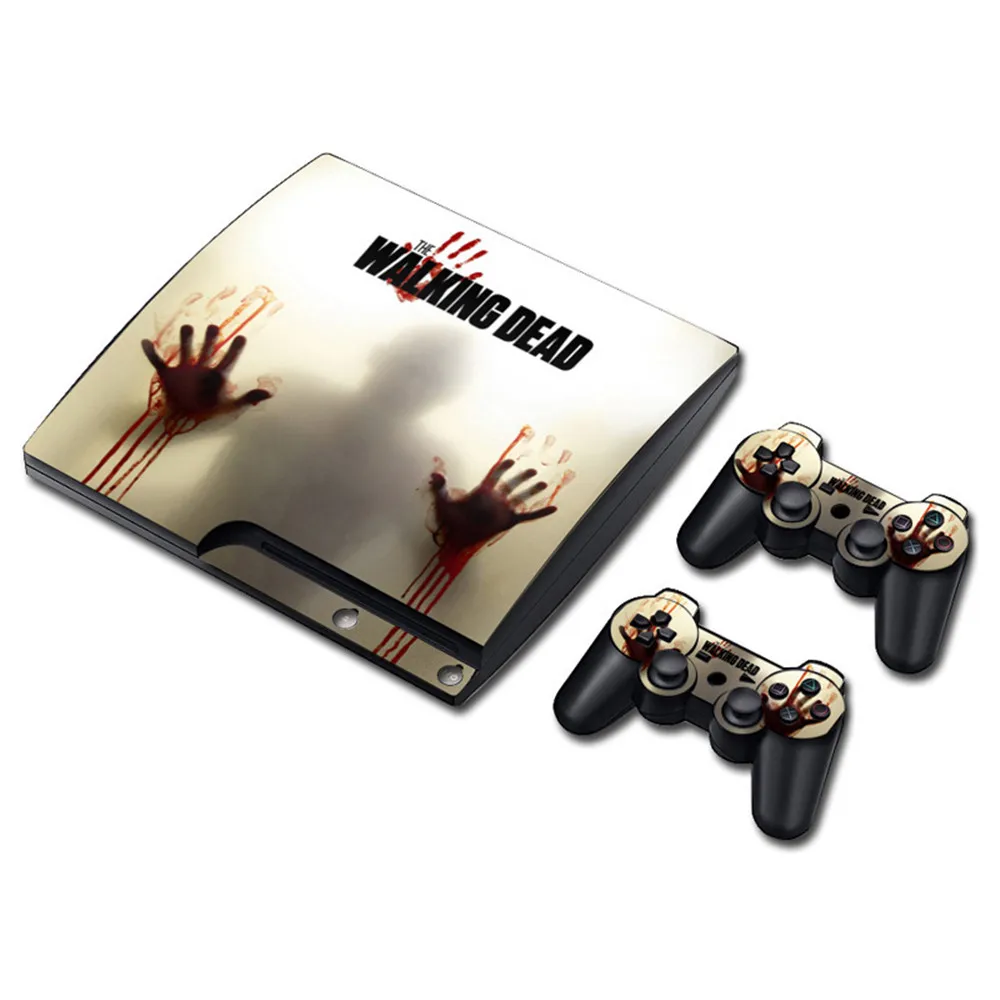 Камуфляжная консоль для ps3 slim Stickers 2 Cover Console controller | Электроника