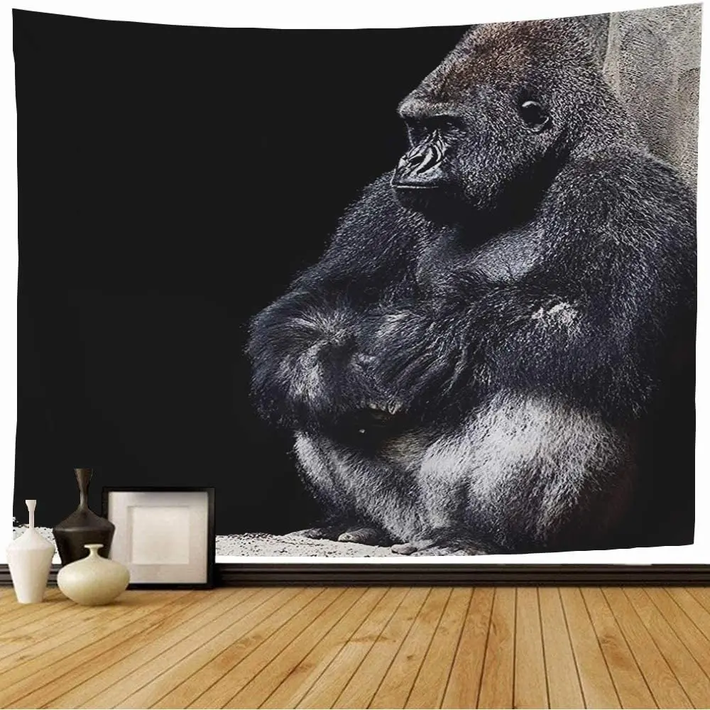 Starodal Tapestry Forest Gorilla Hand Chimpanzee Power Silver Animals Wild Wildlife Nature Orangutan Back Sitting Tapestry Wall
Starodal Tapestry Forest Gorilla Hand Chimpanzee Power Silver Animals Wild Wildlife Nature Orangutan Back Sitting Tapestry Wall