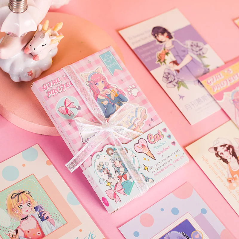 30 Pcs/Set Girl's Dream Project Postcard DIY Cartoon Girl Greeting Cards Message Blessing Card Gift Stationery
30 Pcs/Set Girl's Dream Project Postcard DIY Cartoon Girl Greeting Cards Message Blessing Card Gift Stationery