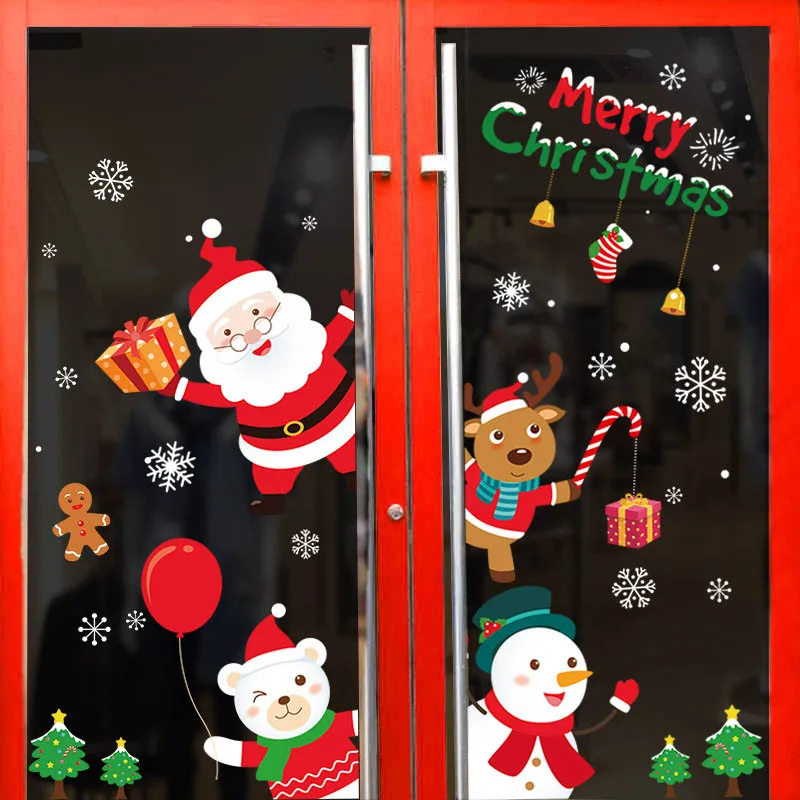 Christmas Stickers On The Window Wall Stickers Glass Window Xmas DIY Self-adhesive Stickers Shop Stickers Showcase Decoration
Christmas Stickers On The Window Wall Stickers Glass Window Xmas DIY Self-adhesive Stickers Shop Stickers Showcase Decoration