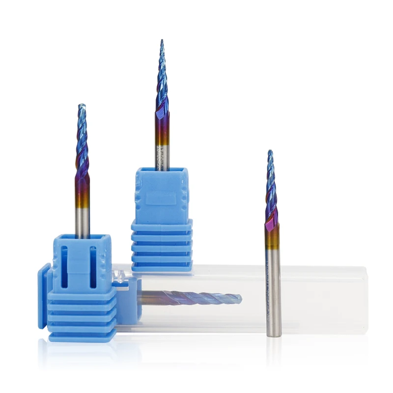 Tapered Router Bit Ball Nose End Mill CNC Router Bits 3.175mm Shank Carbide Tungsten End Mills HRC 55 Woodworking Engraving Bits
Tapered Router Bit Ball Nose End Mill CNC Router Bits 3.175mm Shank Carbide Tungsten End Mills HRC 55 Woodworking Engraving Bits
