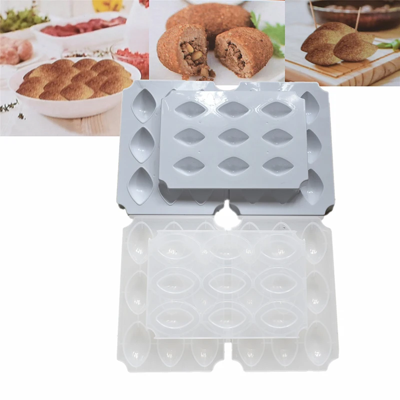NEW 9 Holes 2021 Manual Kibbeh Express Meatball Maker Meatloaf Mold Press Minced Meat Processor Cake Desserts Pie Kitchen Tools
NEW 9 Holes 2021 Manual Kibbeh Express Meatball Maker Meatloaf Mold Press Minced Meat Processor Cake Desserts Pie Kitchen Tools