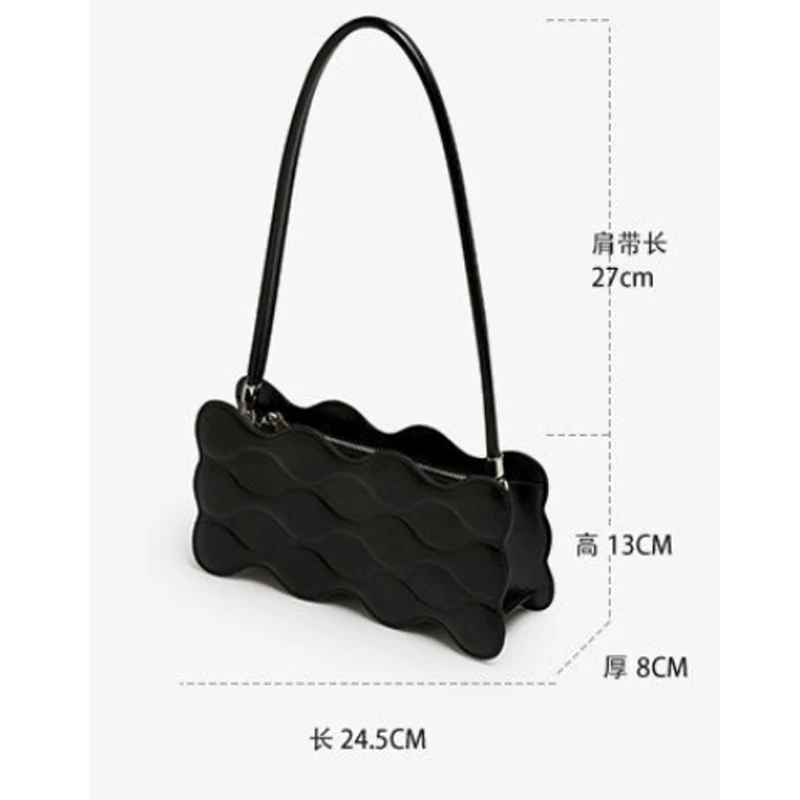 2021 Retro Wave Pattern Baguette Bags for Women Causal Shoulder Armpit Bag Elegant Female Shoulder Handbag Lady Clutch Purse
2021 Retro Wave Pattern Baguette Bags for Women Causal Shoulder Armpit Bag Elegant Female Shoulder Handbag Lady Clutch Purse