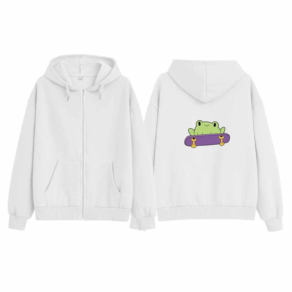 Kawaii Frog Zipper Hoodiekawaii Clothes Korean Style Long Sleeve Sweatshirt Oversized Hooded Winter Clothes Women Graphic Top
Kawaii Frog Zipper Hoodiekawaii Clothes Korean Style Long Sleeve Sweatshirt Oversized Hooded Winter Clothes Women Graphic Top