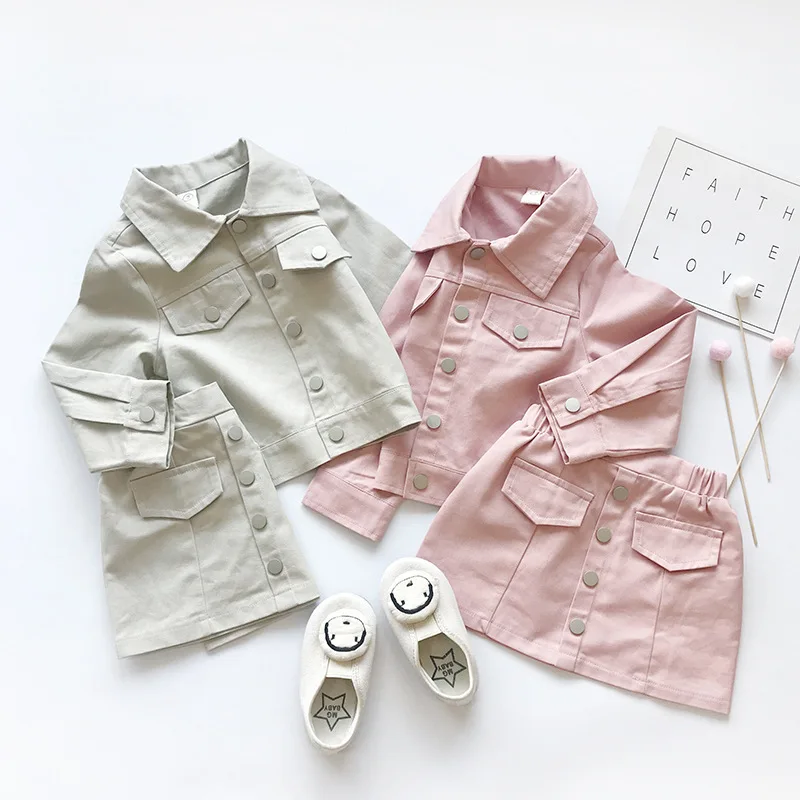 Kids Girls Temperament Clothing Set Spring Autumn Set Girls Casual Jacket+Skirts 2pcs Suits Children Girls long sleeve jacket
Kids Girls Temperament Clothing Set Spring Autumn Set Girls Casual Jacket+Skirts 2pcs Suits Children Girls long sleeve jacket
