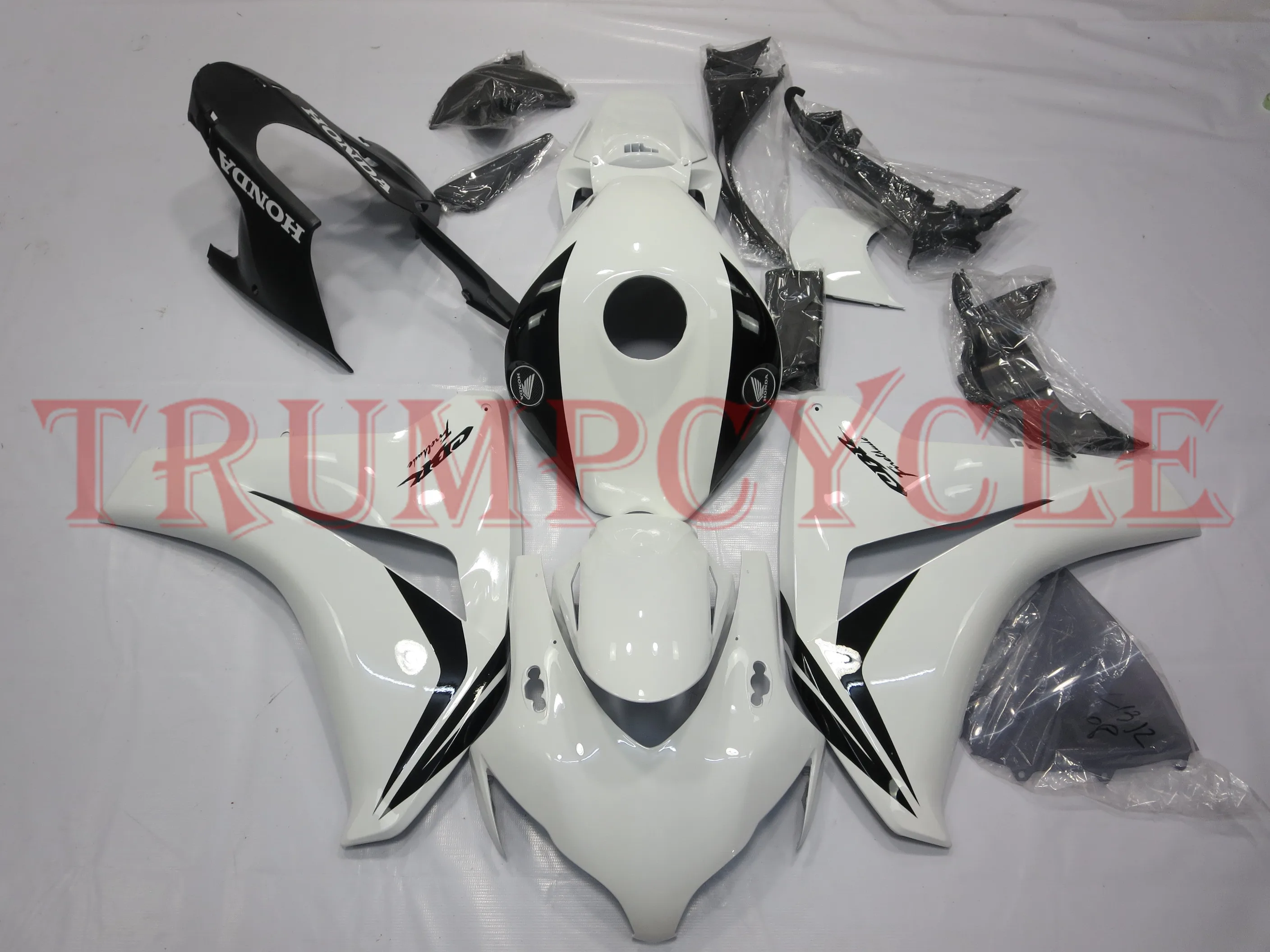 Motorcycle Bodywork Aftermarket Fairing Body Kit Injection Mold for Honda CBR 1000 RR 2008-2011 CBR1000 08 11 White Black