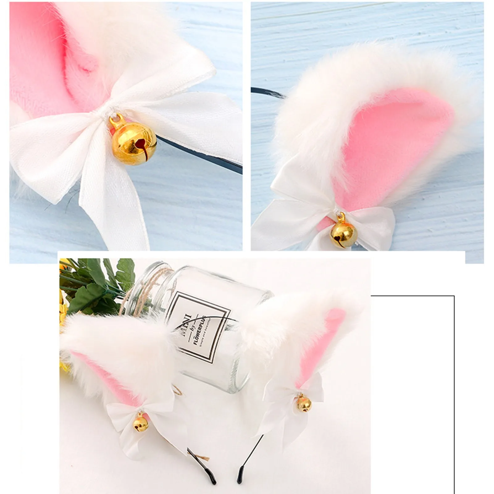 Cute female hair band Cosplay Girl Plush Furry Cat-Ears Headwear Accessory for Cam Girl Party catgirl comolementos mujer
Cute female hair band Cosplay Girl Plush Furry Cat-Ears Headwear Accessory for Cam Girl Party catgirl comolementos mujer