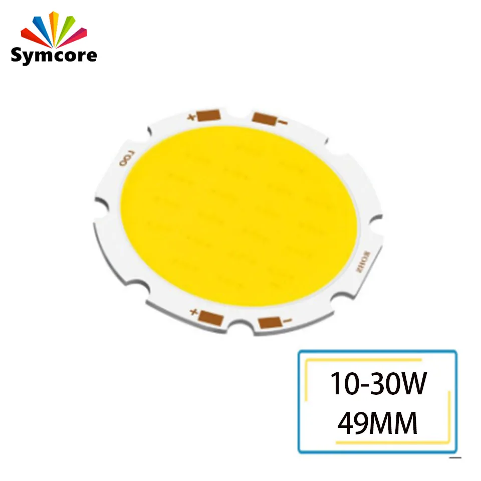 5pcs High Power LED COB 10W 12W 15W 18W 20W 30W COB Chips Round 49MM Integrated Light Source LED Warm White Pure Natural White
5pcs High Power LED COB 10W 12W 15W 18W 20W 30W COB Chips Round 49MM Integrated Light Source LED Warm White Pure Natural White