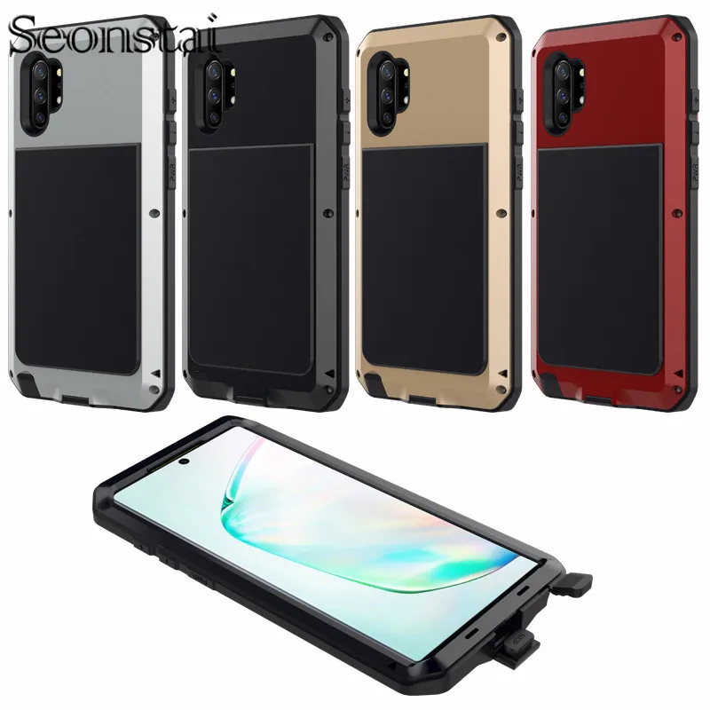 

Metal Military Anti-Knock Dustproof Shockproof Armor Case for SAMSUNG GALAXY Note 10 S10 Plus S10E Note10+ Heavy Duty Cover