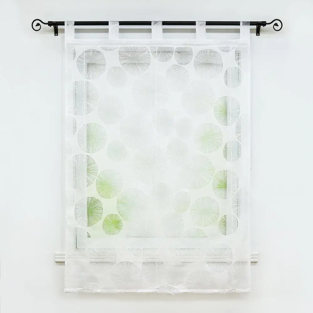 Roman Curtain Round Printing Panel Tulle For Home Kitchen Window Drapes Sheer Living Room Cafe Balcony Tab Top 1PCS
Roman Curtain Round Printing Panel Tulle For Home Kitchen Window Drapes Sheer Living Room Cafe Balcony Tab Top 1PCS