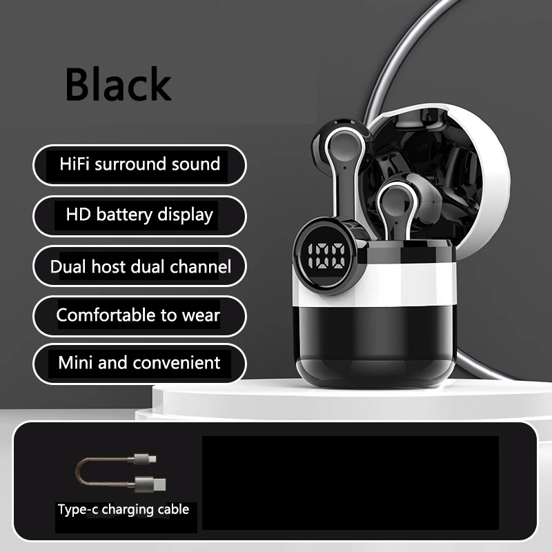 PRO12 Earbuds Wireless Earphone BT 5.0 LED Digital Display Touch Headphones Minion i90000TWS Bluetooth 5.0 Headphones For IOS
PRO12 Earbuds Wireless Earphone BT 5.0 LED Digital Display Touch Headphones Minion i90000TWS Bluetooth 5.0 Headphones For IOS