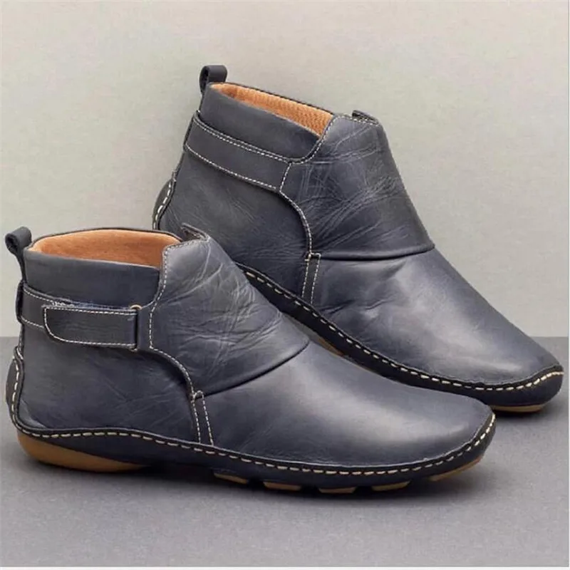 Women flats shoes autumn boots women Round Toe lace up ankle Boots Women wedge Boots vintage PU leather mujer zapatos
Women flats shoes autumn boots women Round Toe lace up ankle Boots Women wedge Boots vintage PU leather mujer zapatos