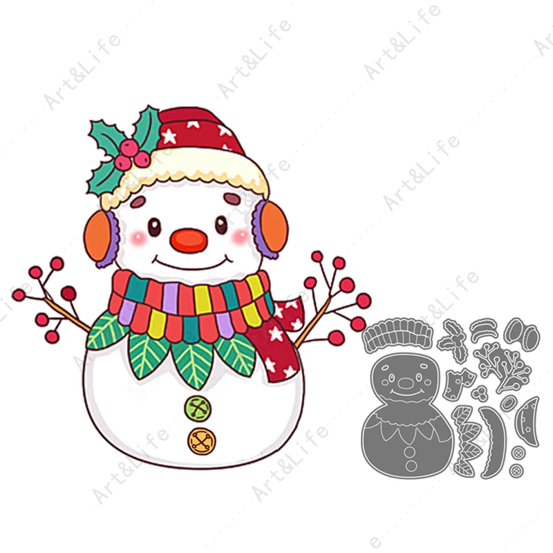 Hot New Metal Cutting Dies Cute Christmas Snowman Stencils for Making Scrapbooking Album Paper Cards Embossing Cut Die Stamps
Hot New Metal Cutting Dies Cute Christmas Snowman Stencils for Making Scrapbooking Album Paper Cards Embossing Cut Die Stamps