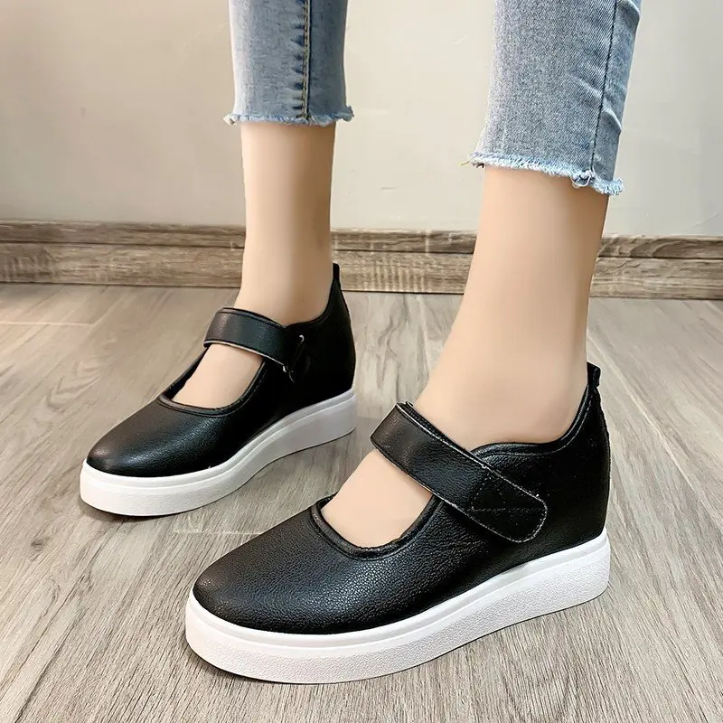 2021 Spring and Autumn New Style Korean Fashion Casual Platform Height Increase Shoes White Shoes Women
2021 Spring and Autumn New Style Korean Fashion Casual Platform Height Increase Shoes White Shoes Women