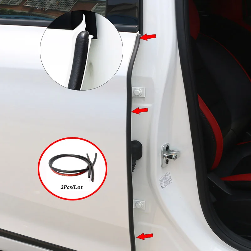 2pcs Car Door Rubber Sealing Strip B-Pillar Protector Sticker Decorate Noise Insulation Adhesives Weatherstrip Auto Accessories
2pcs Car Door Rubber Sealing Strip B-Pillar Protector Sticker Decorate Noise Insulation Adhesives Weatherstrip Auto Accessories