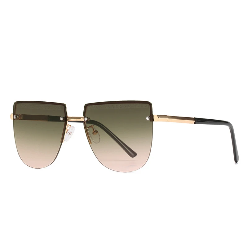 JASPEER 2021 Women Rimless Sunglasses Gradient Retro Sun Glasses Men Driving UV400 Goggle Eyewear Oversized Eyeglasses 
JASPEER 2021 Women Rimless Sunglasses Gradient Retro Sun Glasses Men Driving UV400 Goggle Eyewear Oversized Eyeglasses