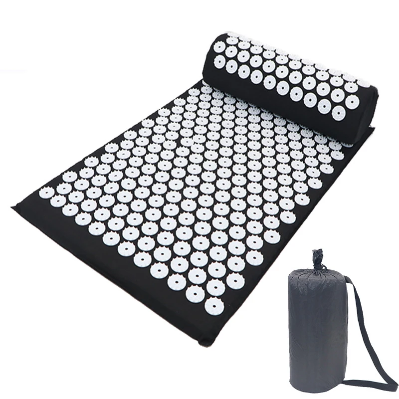 66*42cm Massage Cushion 3pcs Set Acupuncture Mat Pillow with Storage Bag Yoga Mat Body Neck Massager Pain Relieve Stress XA17E
66*42cm Massage Cushion 3pcs Set Acupuncture Mat Pillow with Storage Bag Yoga Mat Body Neck Massager Pain Relieve Stress XA17E
