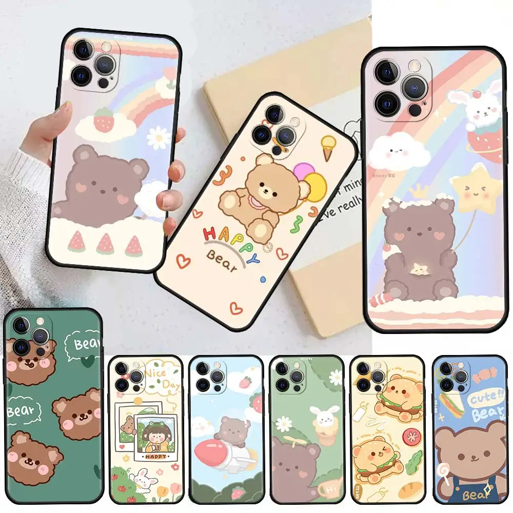 Case For Apple iPhone 11 13 12 Pro 7 XR X XS Max 8 6 6s Plus 5 5S SE 2020 Black Soft Phone Cover Bag Bear Cute
Case For Apple iPhone 11 13 12 Pro 7 XR X XS Max 8 6 6s Plus 5 5S SE 2020 Black Soft Phone Cover Bag Bear Cute
