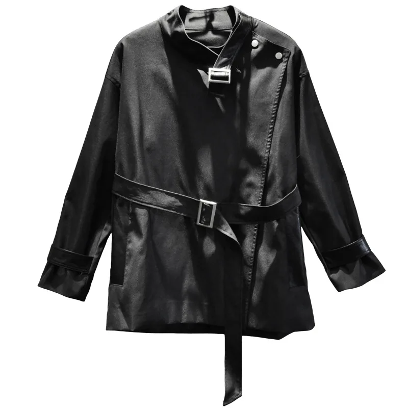 New Male Women Couple Japan Streetwear Vintage Jacket Overcoat Men Stand Collar Slim Fit Casual Trench Coat Outerwear
New Male Women Couple Japan Streetwear Vintage Jacket Overcoat Men Stand Collar Slim Fit Casual Trench Coat Outerwear