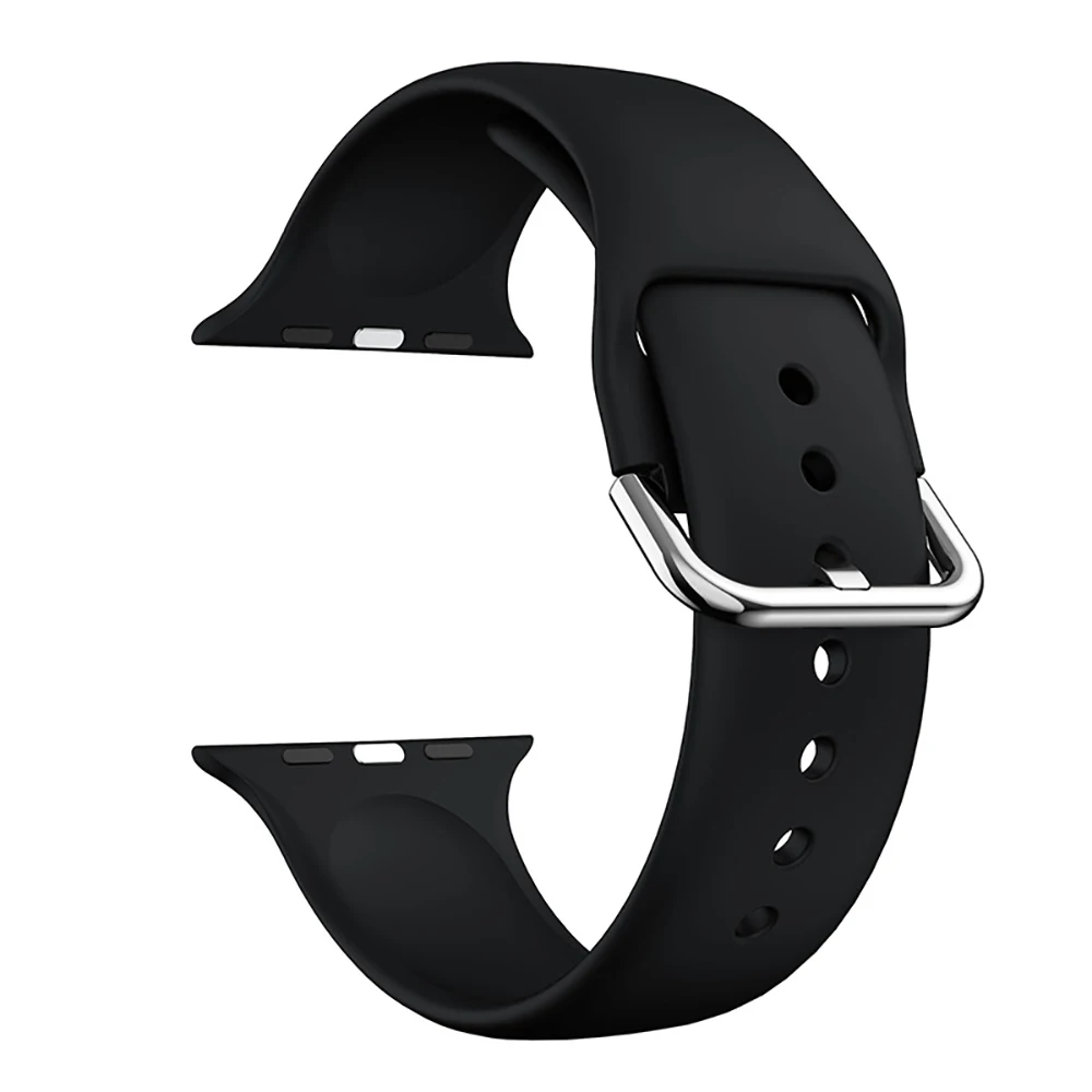 Силиконовый ремешок 44 мм для Apple Series 4 5 6 7 Смарт-часы DT100 I7 T100 Plus наручные Ремешки