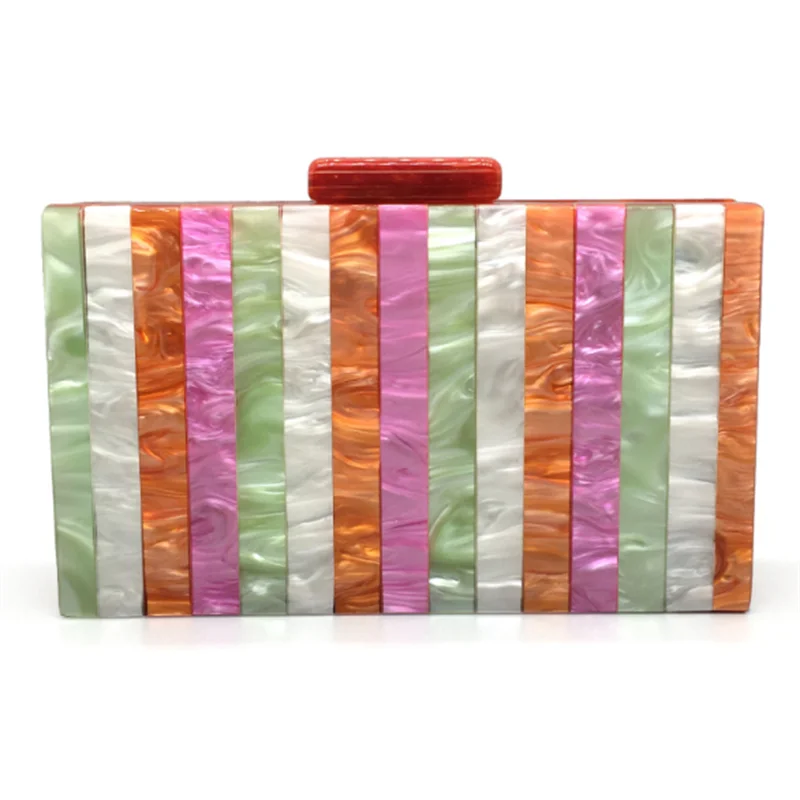 Women Acrylic Evening Bags Colorful Patchwork Wedding Wallets Banquet Chain Shoulder Bags Party Dinner Wallets
Women Acrylic Evening Bags Colorful Patchwork Wedding Wallets Banquet Chain Shoulder Bags Party Dinner Wallets