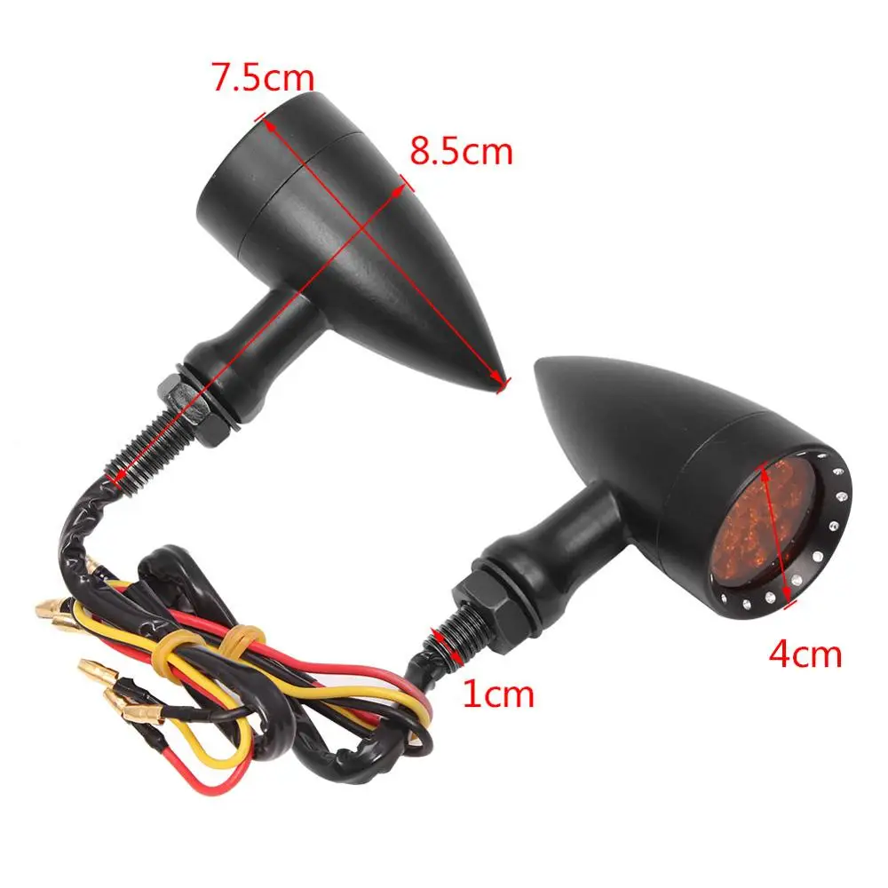 FTMTACC Flashing LED Turn Signals Brake Blinker Light 12v For Harley Chopper Cruiser Bobber Cafe Racer Black Indicator Light
FTMTACC Flashing LED Turn Signals Brake Blinker Light 12v For Harley Chopper Cruiser Bobber Cafe Racer Black Indicator Light