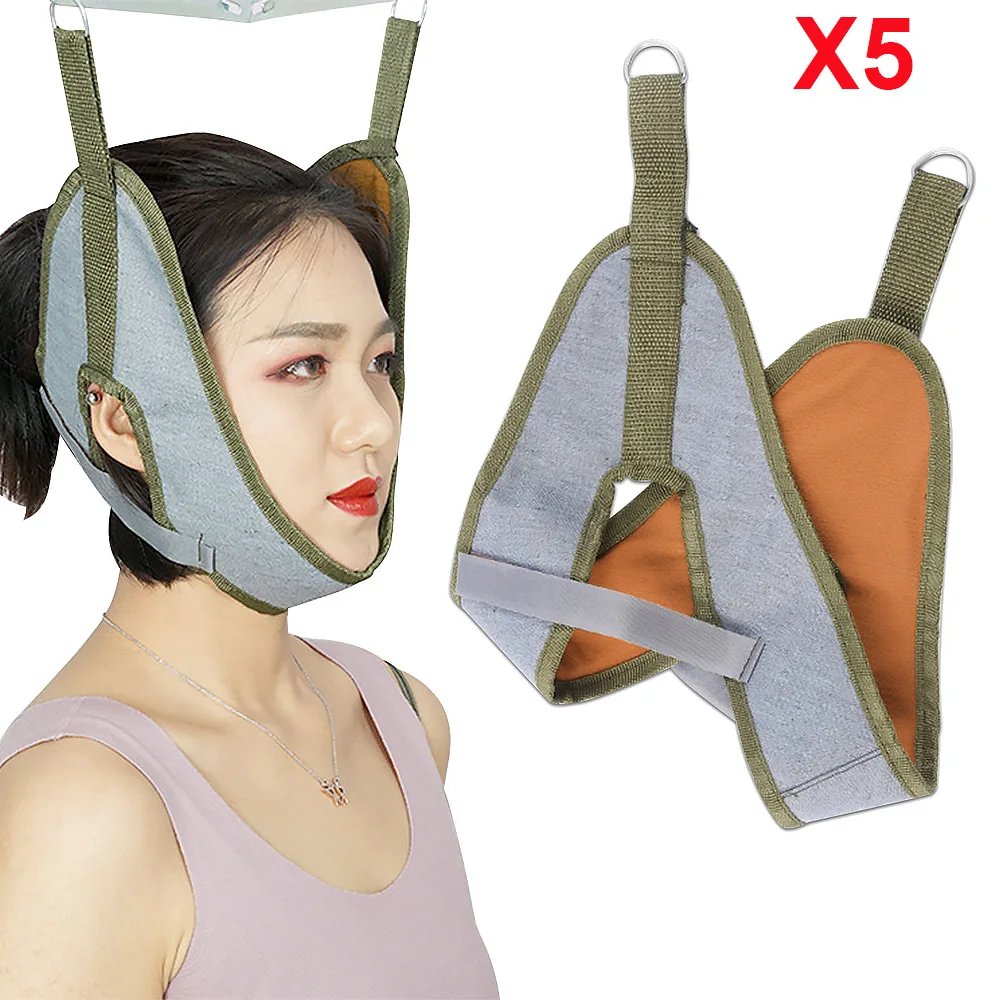 5pcs Cervical Traction Belt Neck Stretcher Sling Tractor Stretch Hood Neck Care Strap Band Medical Kit Chiropractic Health Care 
5pcs Cervical Traction Belt Neck Stretcher Sling Tractor Stretch Hood Neck Care Strap Band Medical Kit Chiropractic Health Care
