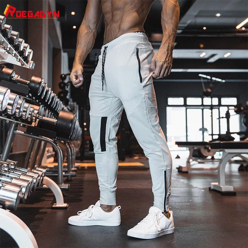 

ROEGADYN Running Pants Men Jogging Pants Training Streetwear Fitness Men Joggers Sweatpants Gym Pants Men Jogger Gym Pantalon