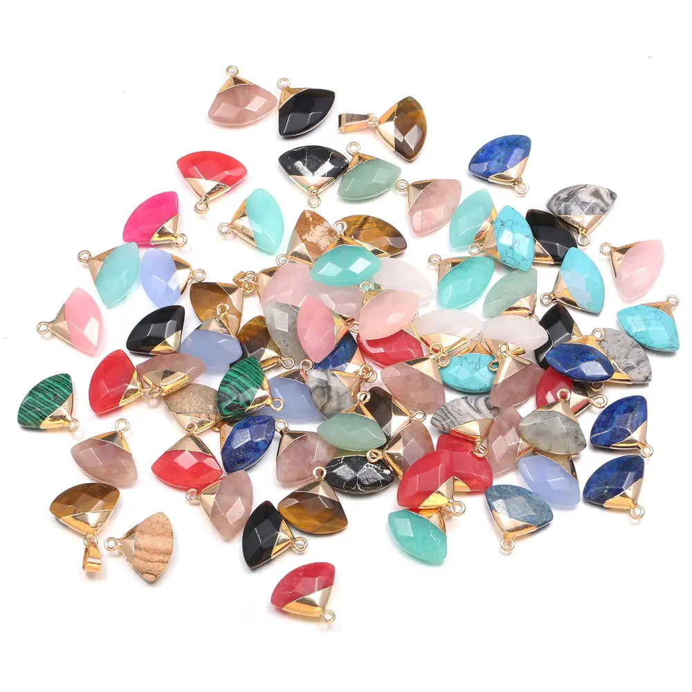 3 pieces Natural Stone Pendant Fan Agates Pendant Rose Quartzs Flash Labrad for DIY Necklace Bracelet Jewelry
3 pieces Natural Stone Pendant Fan Agates Pendant Rose Quartzs Flash Labrad for DIY Necklace Bracelet Jewelry