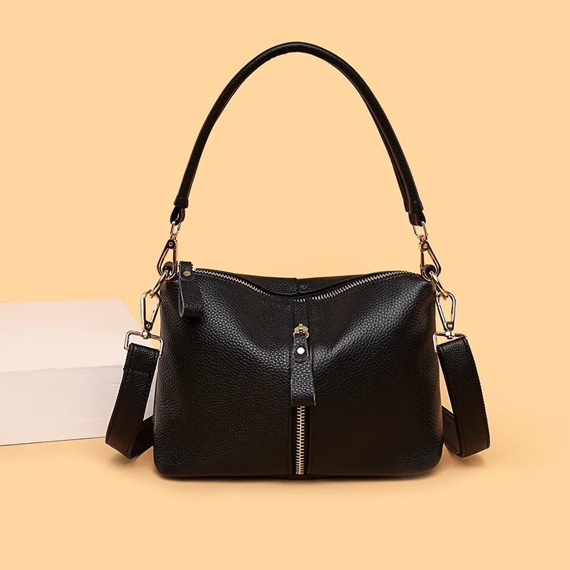 Fashion Trend Luxury Designer Handbags For Women Genuine Leather Bucket Casual Vintage Hobos Shoulder Bags Black Messenger Bag
Fashion Trend Luxury Designer Handbags For Women Genuine Leather Bucket Casual Vintage Hobos Shoulder Bags Black Messenger Bag