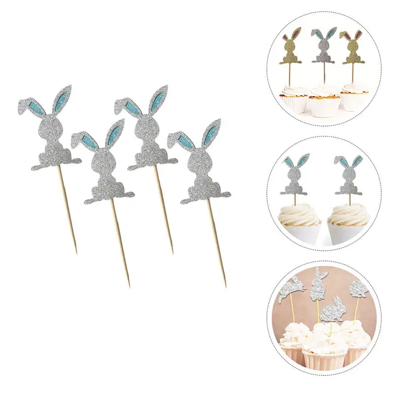 24Pcs Cupcake Toppers Rabbit Cupcake Pick Easter Cake Insert Card (Random Style)
24Pcs Cupcake Toppers Rabbit Cupcake Pick Easter Cake Insert Card (Random Style)