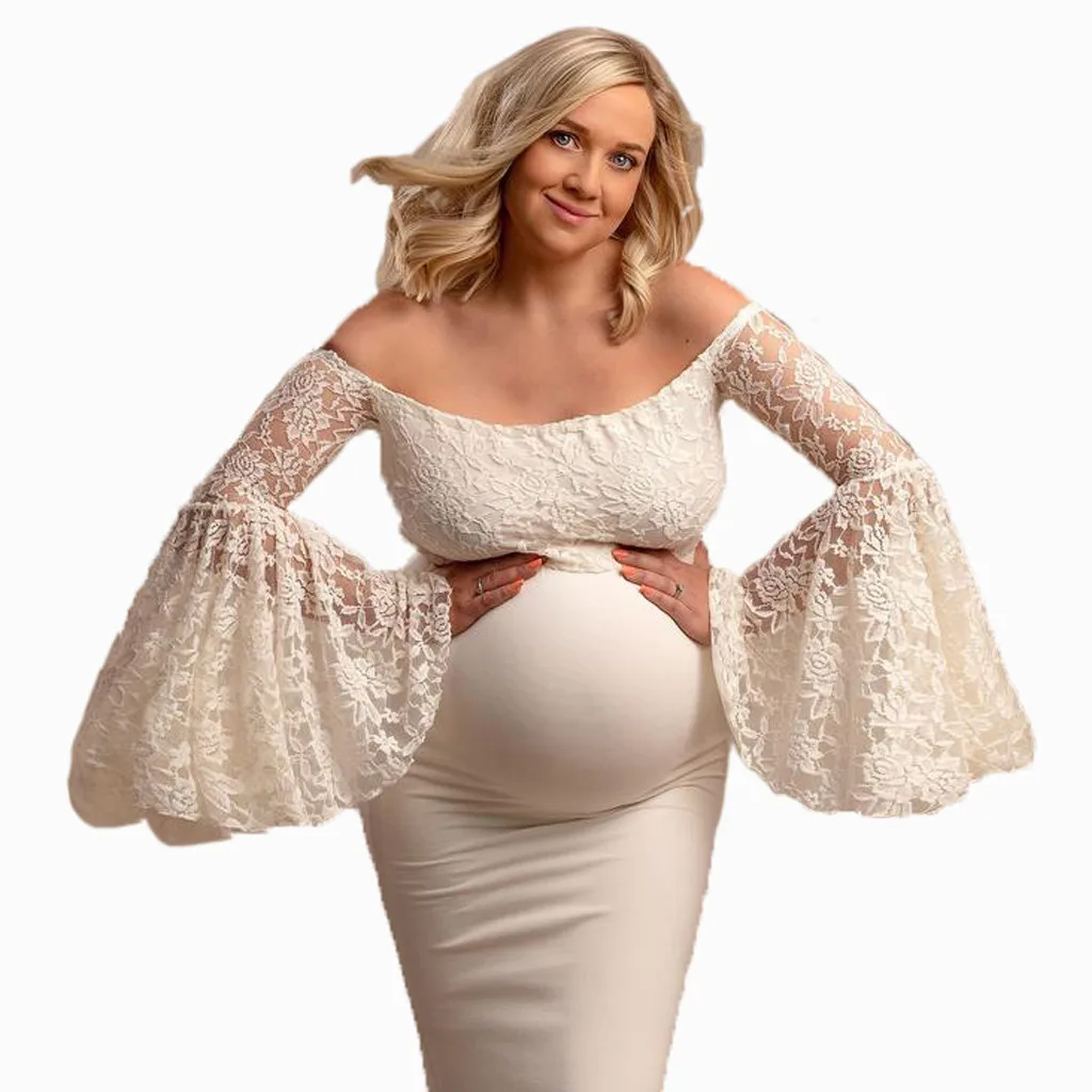 TELOTUNY Women's Maternity Dress Vestidos Casual Women Maternity Pregnants Photography Props Ruffles Long Sleeve Prom Gown Dress
TELOTUNY Women's Maternity Dress Vestidos Casual Women Maternity Pregnants Photography Props Ruffles Long Sleeve Prom Gown Dress