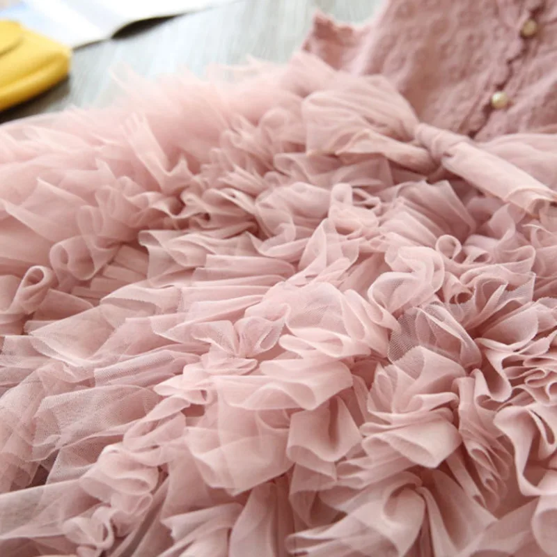 1 Pcs Summer Dresses Fashion Children Clothes Girl Multi-layer Mesh Cake Skirt Korean Princess
1 Pcs Summer Dresses Fashion Children Clothes Girl Multi-layer Mesh Cake Skirt Korean Princess