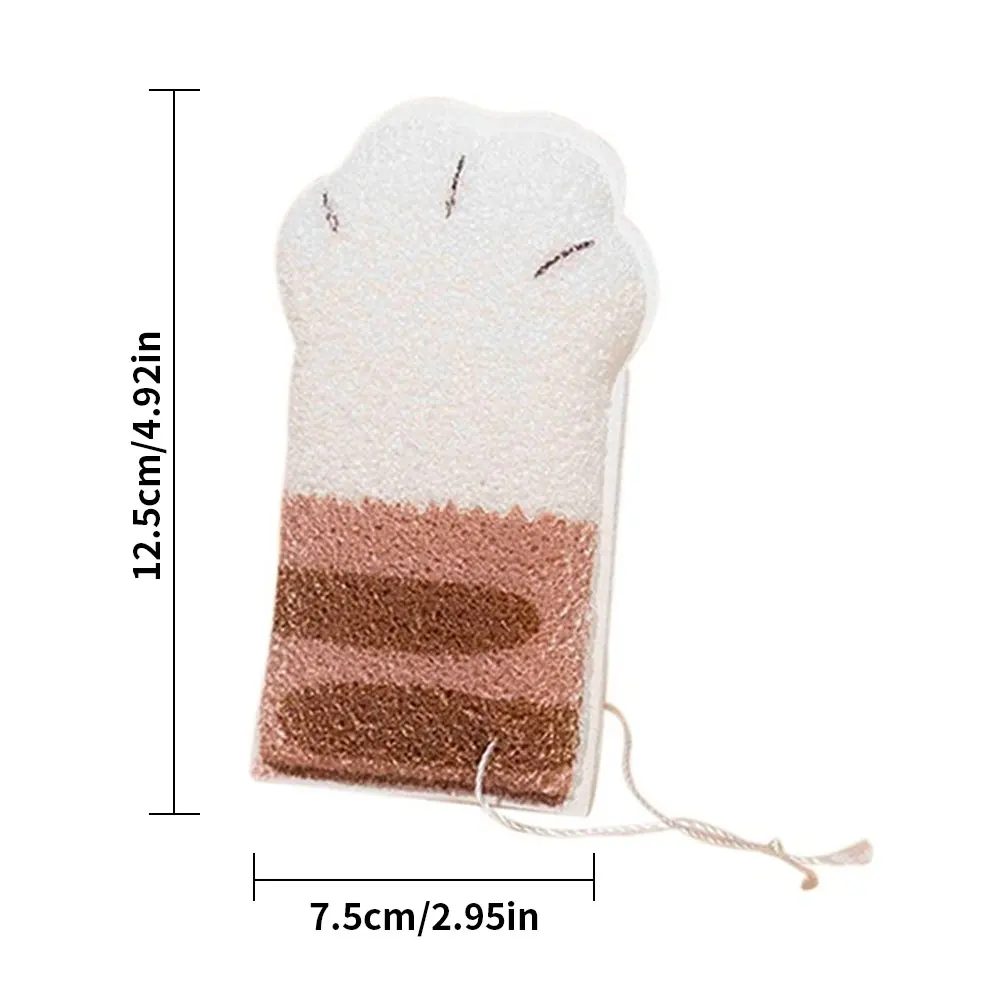 Double-sided Towel Korean Exfoliating Bath Body Exfoliating Sponge Elastic Cute Bathing Clean Scrub Brush with Fist Cat Paws
Double-sided Towel Korean Exfoliating Bath Body Exfoliating Sponge Elastic Cute Bathing Clean Scrub Brush with Fist Cat Paws