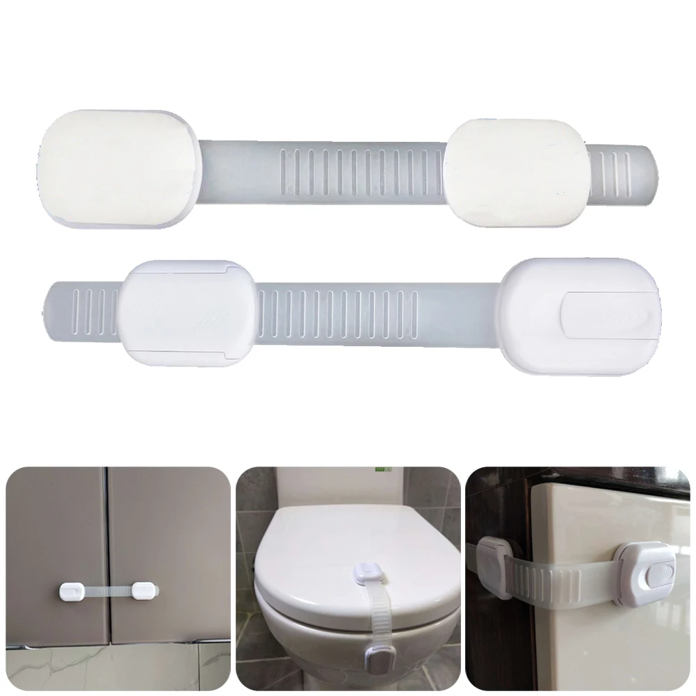 1/6/12Pcs Baby Locks Flexible Strap Child Safety Locks Self-Adhesive Door Latches for Cabinet Drawer Toilet Seat Fridge Oven
1/6/12Pcs Baby Locks Flexible Strap Child Safety Locks Self-Adhesive Door Latches for Cabinet Drawer Toilet Seat Fridge Oven