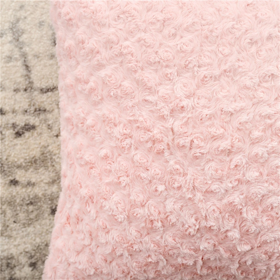Rose Flower Pillowcase Throw Cushion Cover Mill Ring Plush Pillow Case Solid Color Sofa Pillow for Seat Chair Home Decorative
Rose Flower Pillowcase Throw Cushion Cover Mill Ring Plush Pillow Case Solid Color Sofa Pillow for Seat Chair Home Decorative