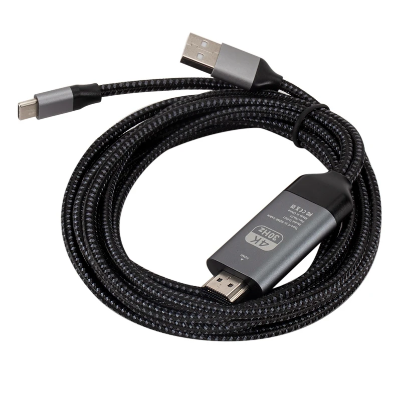 Type-C USB-C к HDMI зарядный кабель адаптер для samsung Galaxy S10 S9 Note 10 | Электроника
