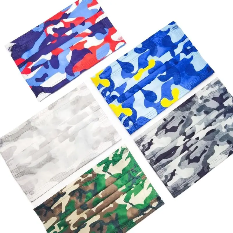 50/100Pc Children's Disposable Face Mask Printed Camouflage Mascarillas Kids Cartoon 3 Layers EarLoop Soft Breathable children's
50/100Pc Children's Disposable Face Mask Printed Camouflage Mascarillas Kids Cartoon 3 Layers EarLoop Soft Breathable children's