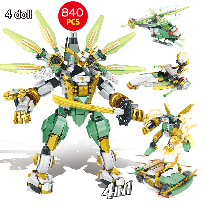 Новинка 2020, набор строительных блоков Ninja Lloyd's Titan Mech Spinjitzu, модель классического фильма ниндзя, детские игрушки, подарок для детей
Новинка 2020, набор строительных блоков Ninja Lloyd's Titan Mech Spinjitzu, модель классического фильма ниндзя, детские игрушки, подарок для детей